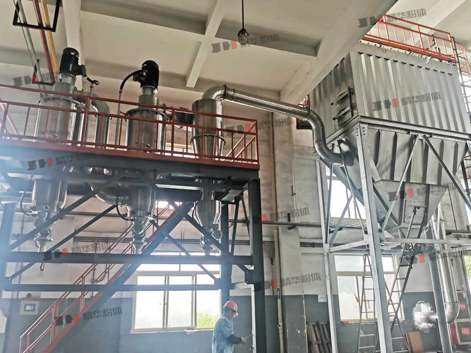 電解銅粉氣流分級機(jī)-浙江某金屬公司