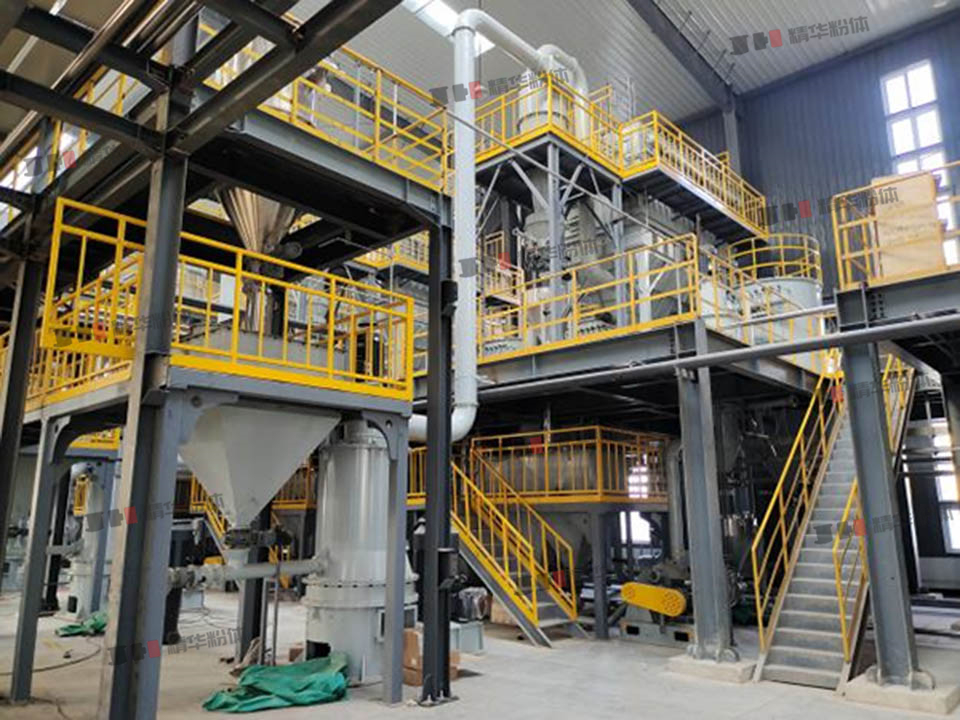 石油焦立式沖擊磨--山東生產現(xiàn)場