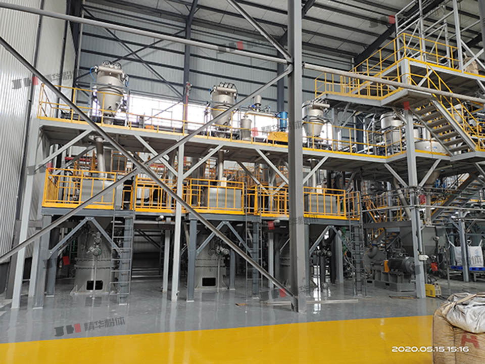 石油焦立式沖擊磨--湖南某生產現(xiàn)場