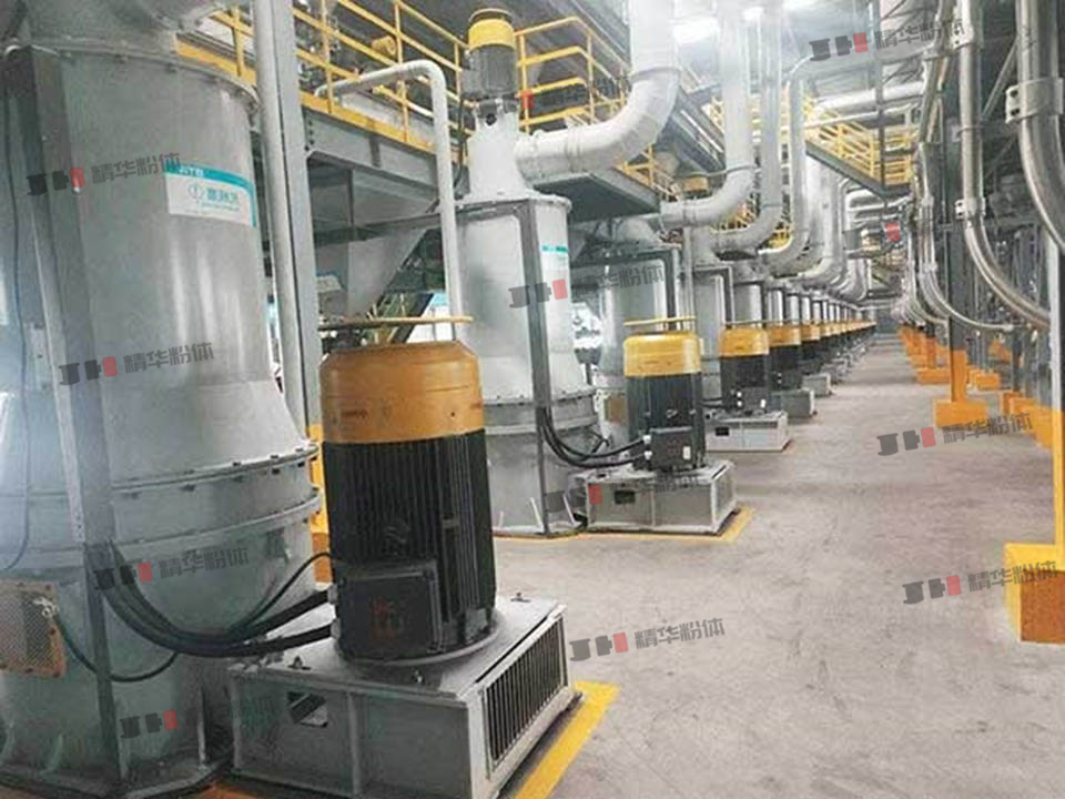 石油焦立式沖擊磨--四川某生產現(xiàn)場