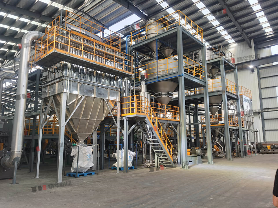 石油焦超微沖擊磨--內蒙古某生產現場