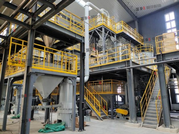 石油焦立式?jīng)_擊磨--山東生產現(xiàn)場