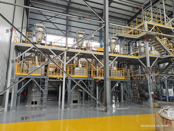 石油焦立式?jīng)_擊磨--湖南某生產現(xiàn)場