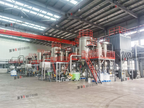 石油焦超微粉碎機--遼寧某生產現(xiàn)場