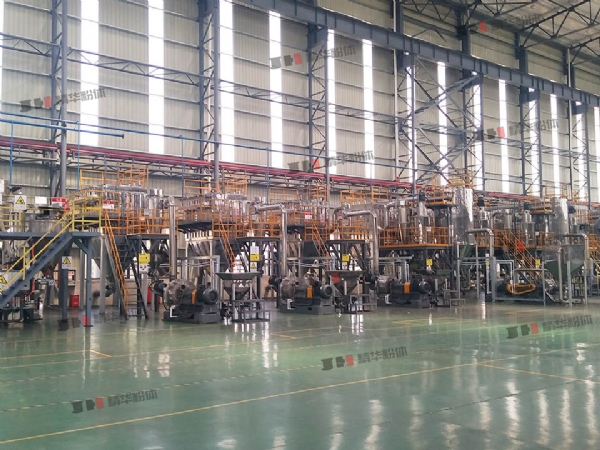 石油焦超微粉碎機--安徽某生產現場