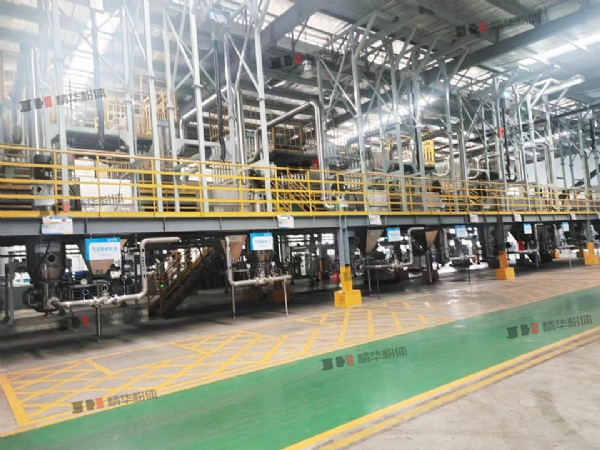 瀝青氣流粉碎機--四川雅安某生產現場