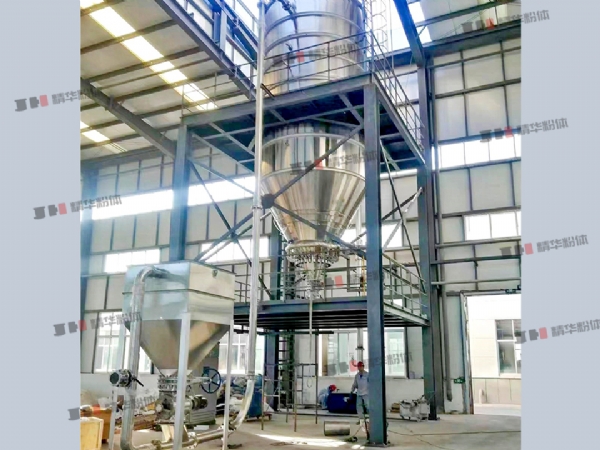 氫氧化鋁氣流混合機--臨朐恒輝某生產現場