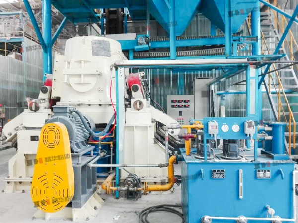 板狀剛玉立磨-山東鯤鵬某生產現場